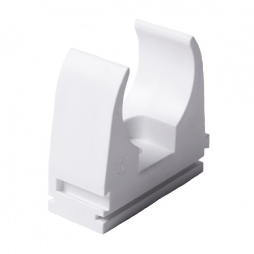 Кріплення EN труб, d20мм, PVC, білий