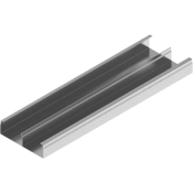 Двосекційний підпідлоговий канал KNd 240x28x1.0мм, довжина 3м