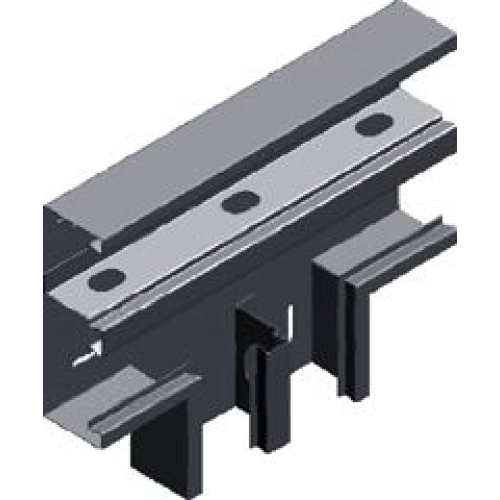 Двосекційний трійник настінного каналу (лакований) TSKSd 215x68x1.0мм