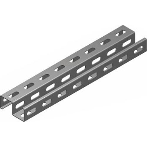 Упрочнённый зетовый профиль ZWC 40x37x2.0мм, длина 2м