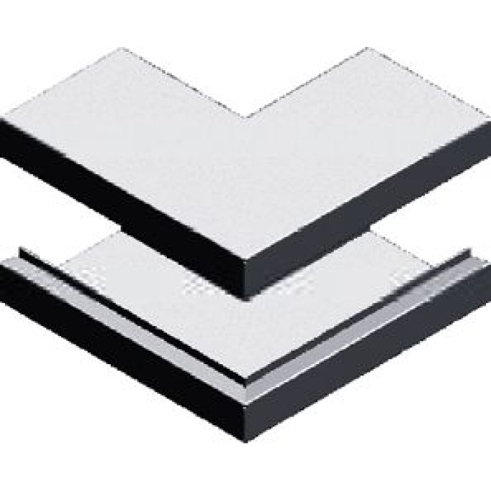 Наружный угол (лакированный) KZKS 130x100x1.0мм