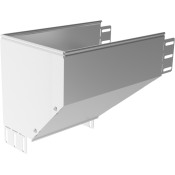 Левый редукционный угол KRLBP 600x110x1.5мм