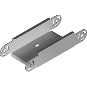 Элемент шарнирной дуги ELZC 100x50x2.0мм