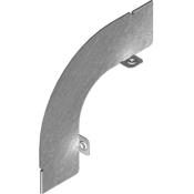 Перегородка дуги зовнішня 90° PLZ 110x1.0мм