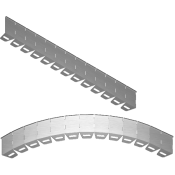 Перегородка угла PGK 50x1.0мм