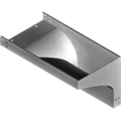 Правый редукционный угол KRPZC 200x50x2.0мм
