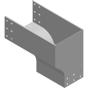 Правый редукционный угол KRPZP 200x200x1.5мм