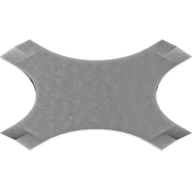 Кришка хрестовини PCZDP 400x1.5мм