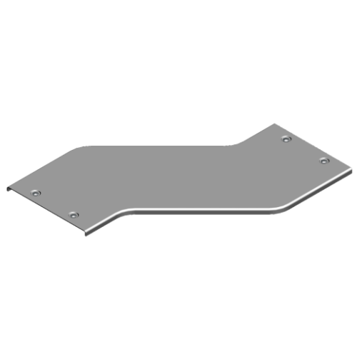 Крышка горизонтального правого обхода с замком PZOPZZP 300x200x1.5мм