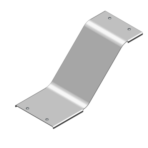 Крышка вертикального обхода с замком PZOPNZC 300x100x2.0мм
