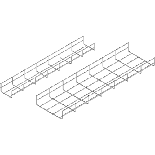 Проволочные лотки – сварные лотки из гальванической проволоки KSG 400x60 x1.0мм, длина 3м