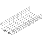 Дротяні лотки зі зварним з'єднувачем з клямкою KDSZ 100x110 x1.0мм, довжина 3м