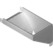 Правый редукционный угол KRPBJ 100x60x1.0мм