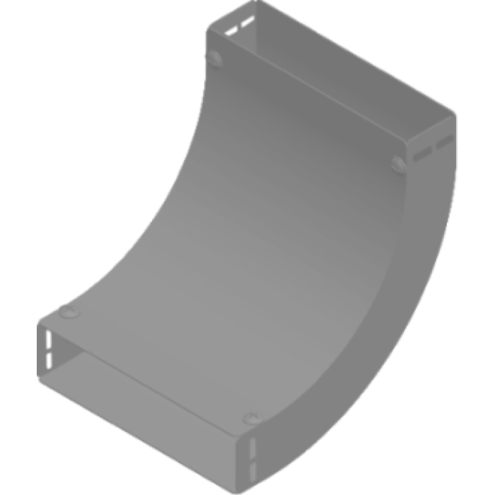 Дуга 90° Klik LUPJ 100x60x1.0мм