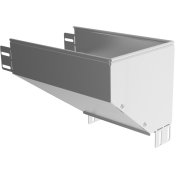 Правый редукционный угол KRPBJ 100x80x1.0мм