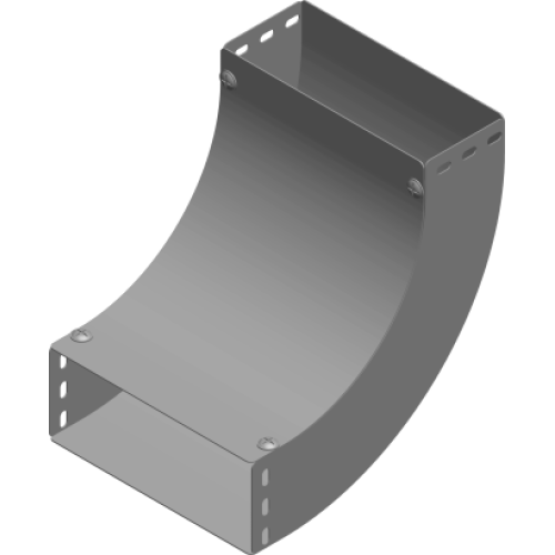 Дуга 90 ° LUPJ 100x80x1.0мм