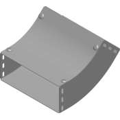 Дуга 45 ° LUMPJ 150x80x1.0мм