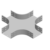 Крестовина лотка CZKZC 200x100x2.0мм