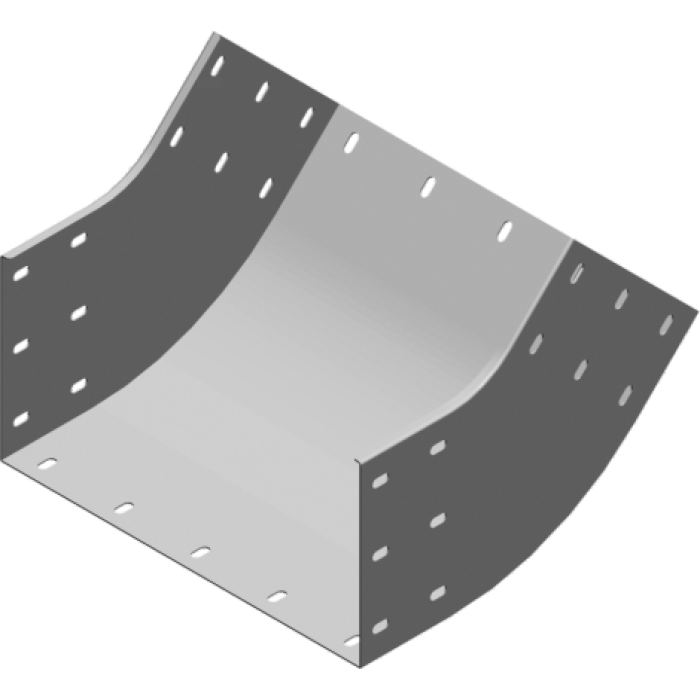 Внутрішня дуга 45 ° LZWMC 200x200x2.0мм