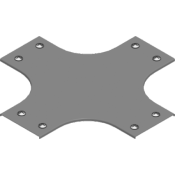 Крышка крестовины PZCZKZC 100x2.0мм