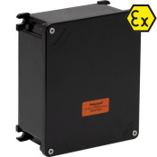 Коробка алюмінієва 140х115х61мм (103х128х46), ATEX, cерія UNIBOX-EXU Зони 2,22 IP66/67 UNI B11, чорна