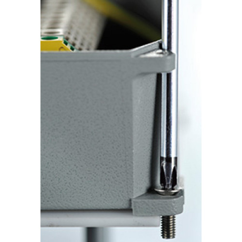 Коробка алюмінієва 100х100х59мм (90х90х53), cерія UNIBOX IP66/67 UNI B9, сіра