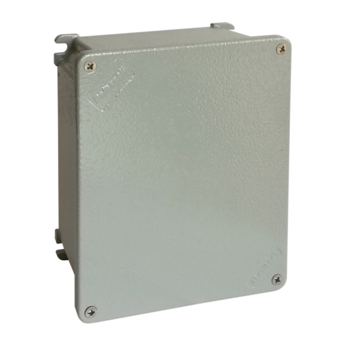 Коробка алюмінієва 253х217х93мм (239х201х87), cерія UNIBOX IP66/67 UNI B19, сіра
