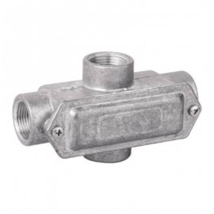 Коробка ответвительная алюминиевая, 4 ввода, М50x1,5, IP55, 171х78х71мм, ДКС