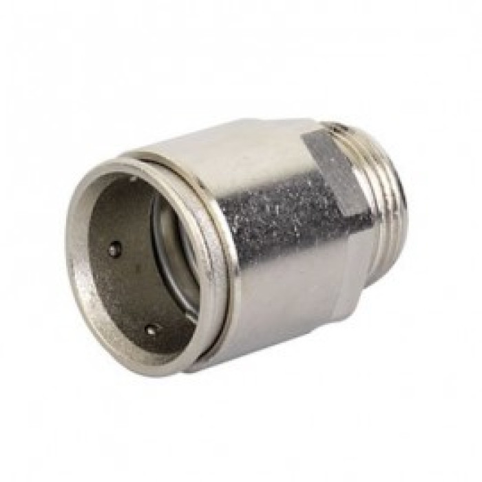 Муфта труба-коробка ø50мм, IP66/IP67, М50x1,5, никелированная латунь, ДКС