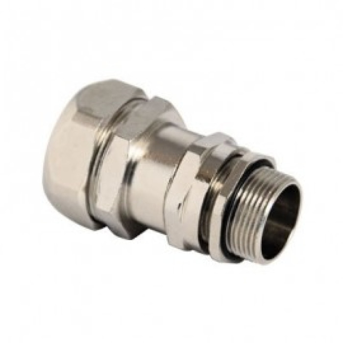 Муфта металлорукав-коробка DN 26 с уплотнением кабеля, IP68, М40x1,5, ø20-27мм, ДКС