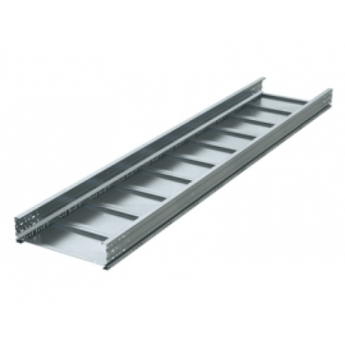 Лоток листовой неперфорированный 150х600, лонжерон 1,5мм, длина 6м, ДКС