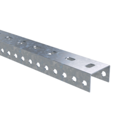 П-образный профиль PSL, L1400, толщина 1,5мм, цинк-ламельный, ДКС