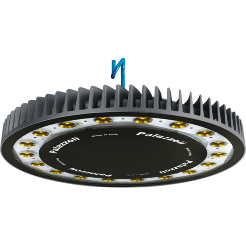 ПІДВІСНИЙ СВІТИЛЬНИК HT +55 СКЛЯНИЙ РОЗСІЮВАЧ 12LEDS HIGH-BAY ротосиметричний ОПТИЧНИЙ ВУЗЬКИЙ ПРОМІНЬ IP66/IP67