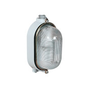 АЛЮМІНІЄВИЙ СВІТИЛЬНИК RINO ОВАЛЬНИЙ 100W 1 ПАТРОН E27 ВХІД 2X1/2"