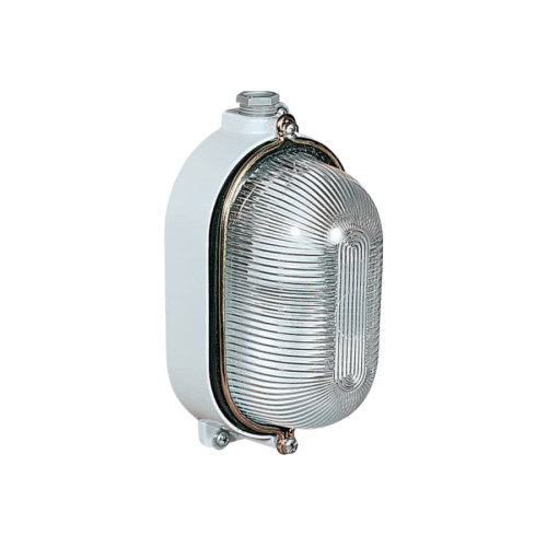 АЛЮМІНІЄВИЙ СВІТИЛЬНИК RINO ОВАЛЬНИЙ 60W 1 ПАТРОН E27 2X1/2"