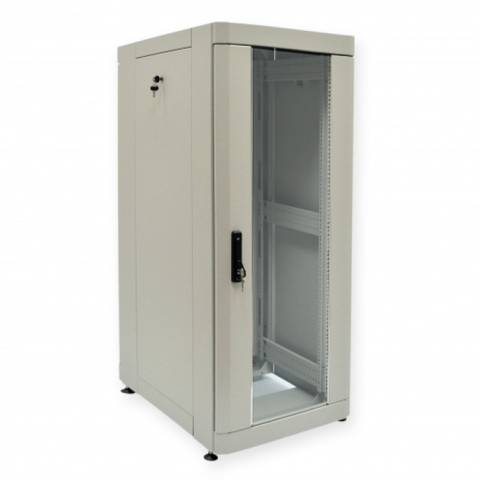 Шафа 19" 42U, 610х1055 мм (Ш * Г), посилений, сірий