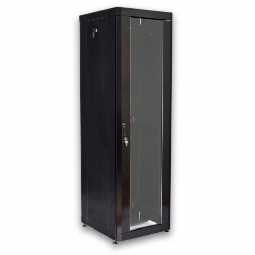 Шафа 19" 42U, 610х675 мм (Ш * Г), посилений, чорний
