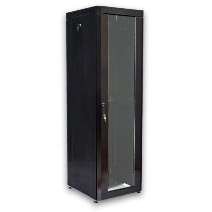 Шафа 19" 42U, 610х675 мм (Ш * Г), посилений, чорний
