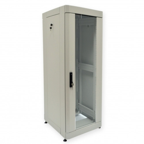 Шафа 19" 42U, 610х675 мм (Ш * Г), посилений, сірий