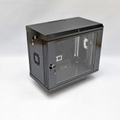 Шкаф 9U, 600х350х507мм (Ш*Г*В), акриловое стекло, черный