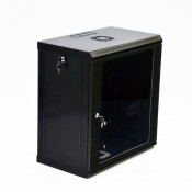Шафа 12U, 600х350х640мм (Ш * Г * В), економ, акрилове скло, чорна. Шафа 12U, 600х350х640мм (Ш * Г * В), економ, акрилове скло, чорна.