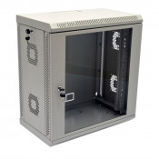 Шафа 12U, 600х350х640мм (Ш * Г * В), акрилове скло, сірий