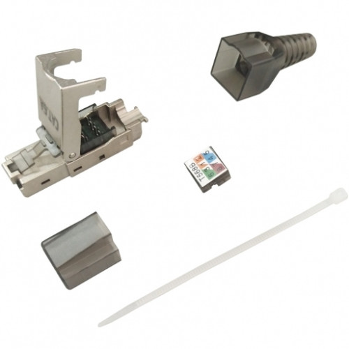 Конектор RJ45 кат. 6A, екранований, безінструментальний