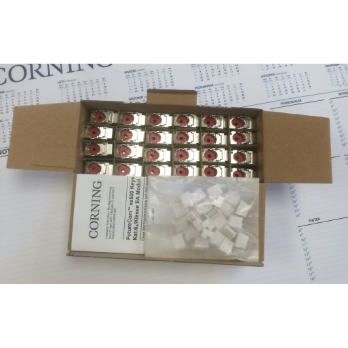 Модуль екранований xs500 Keystone, кат. 6a, упаковка 24шт Модуль екранований xs500 Keystone, кат. 6a, упаковка 24шт
