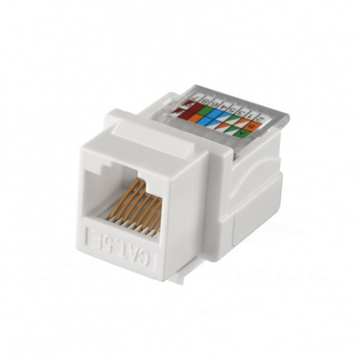 Модуль KeyStone RJ45 UTP, кат.5e, безінструментальний, Slim