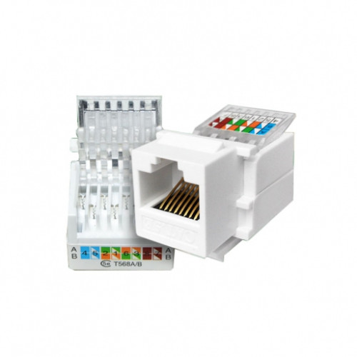 Модуль KeyStone RJ45 UTP, кат. 6, безінструментальний, LW