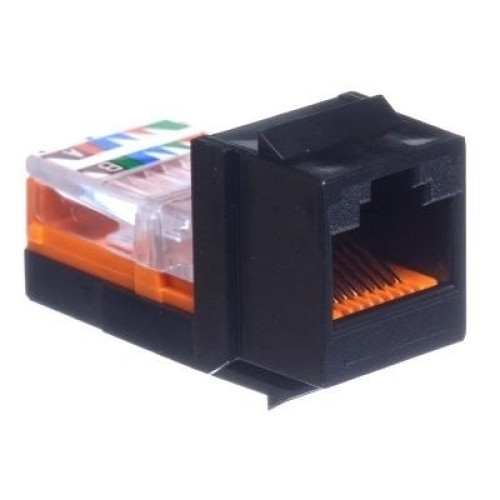 Модуль Keystone RJ45, кат. 5e, UTP, чорний, Panduit NetKey