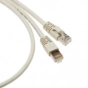Патч-корд кат. 5e, RJ45-RJ45, серый, F/UTP, LSZH