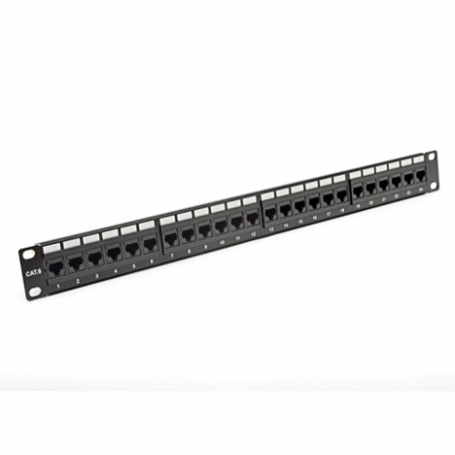 Патч-панель 19" 24xRJ-45 UTP, кат. 6, dual type, EPNew