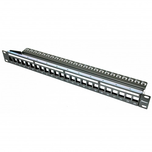 Патч-панель під 24 модулі Keystone, 1U, 19", Panduit Патч-панель під 24 модулі Keystone, 1U, 19", Panduit